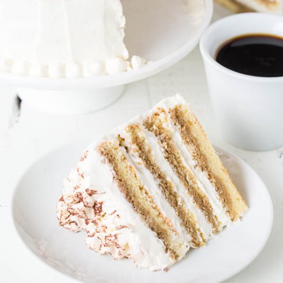 Tiramisu Layer Cake