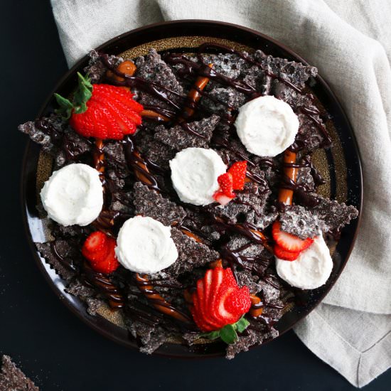 Cookies & Cream Cannoli Nachos