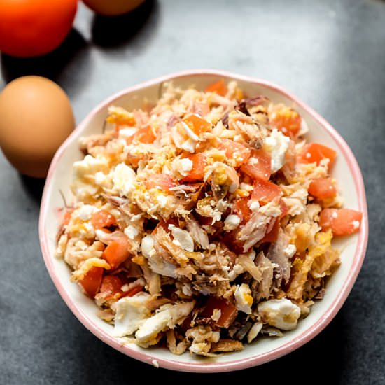 Tinapa Flakes and Salted Duck Eggs
