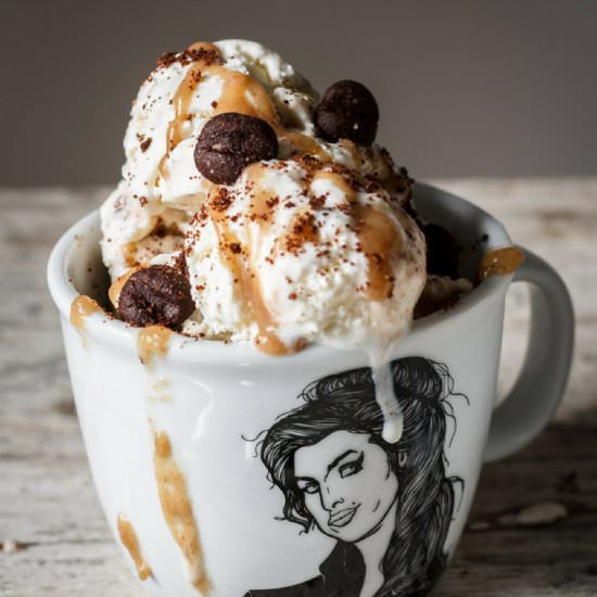 Crunchy Mocha Frozen Yogurt