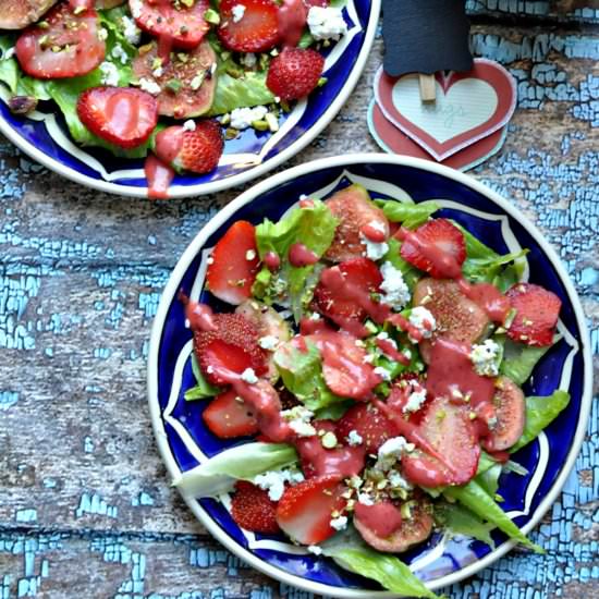 Strawberry & Feta Cheese Salad