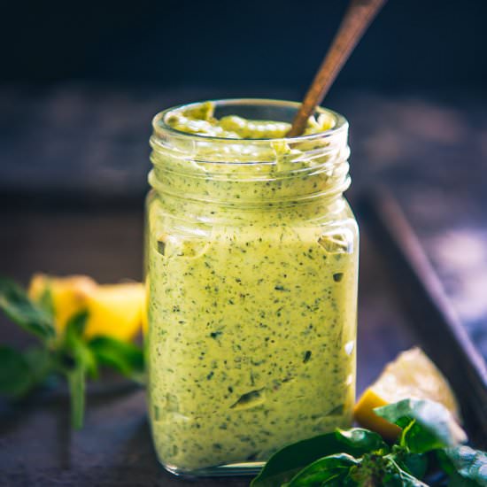 Green Goddess Mayonnaise