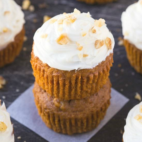 Flourless Carrot Breakfast Muffins