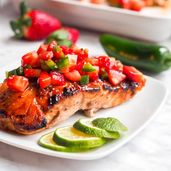 Strawberry Jalapeno Salmon