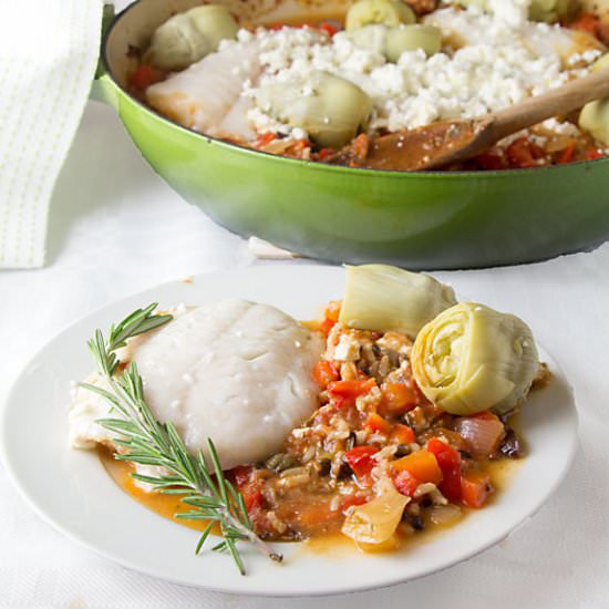 One Dish Mediterranean White Fish