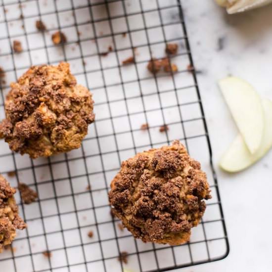 Paleo Apple Crunch Muffins