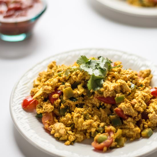 Basic Mexican Tofu Scramble
