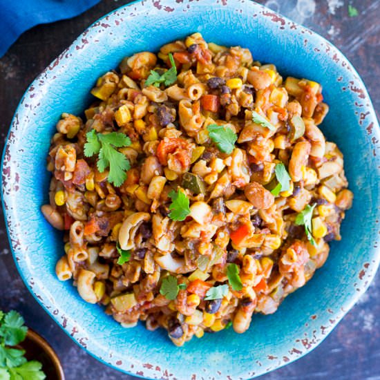 Vegetarian Chili Mac