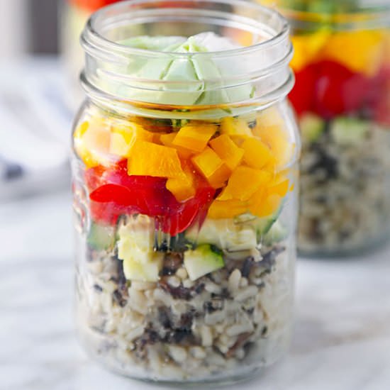 Creamy Avocado and Wild Rice Salad