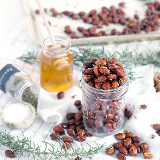 Rosemary and Honey Roasted Almonds