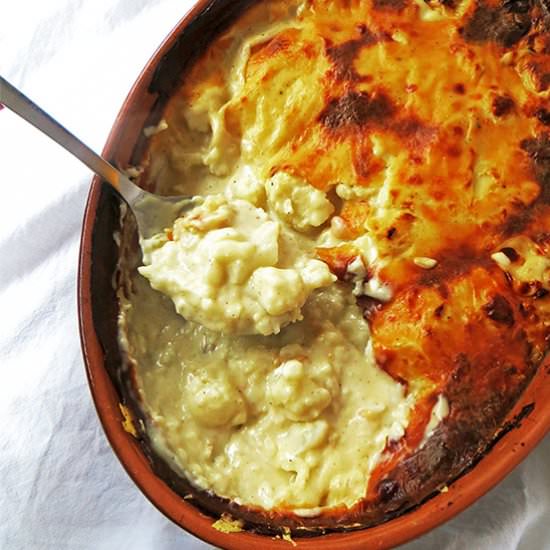 French Cauliflower Gratin