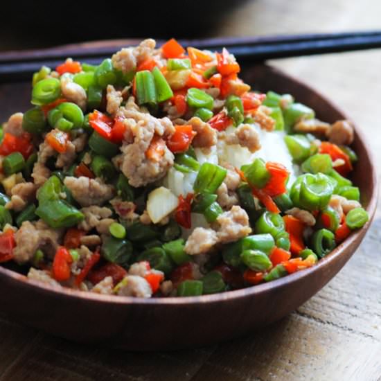 Minced Pork with Green Beans