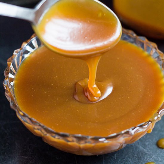 Homemade Salted Caramel Sauce