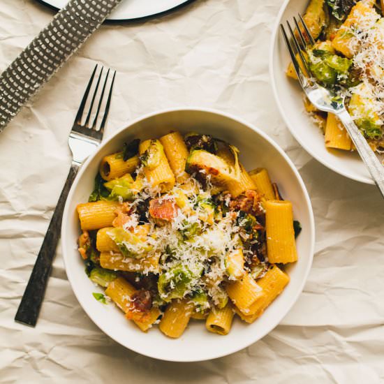 Brussels Sprouts Pasta
