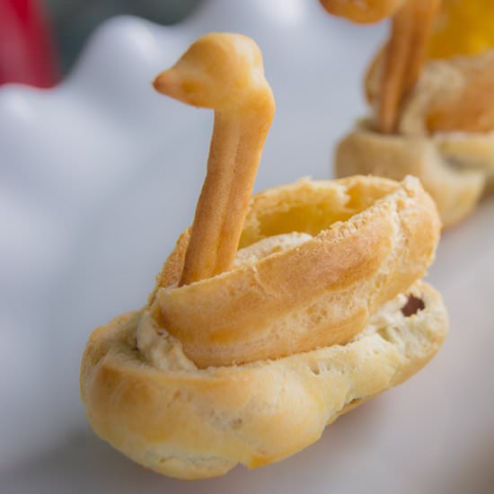 Cream Puff Swans
