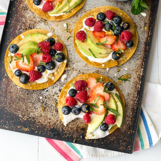 Sweet Breakfast Tostadas