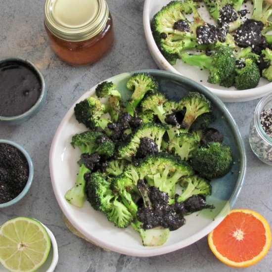 Warm Roasted Broccoli Salad