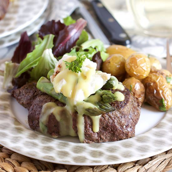 Pan Roasted Filet Mignon Oscar