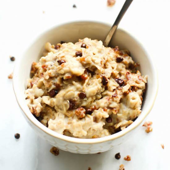 Chocolate Chip Cookie Dough Oatmeal