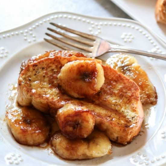 Bananas Foster French Toast