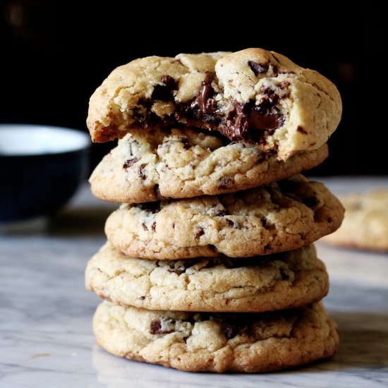 Dark Chocolate Olive Oil Cookies