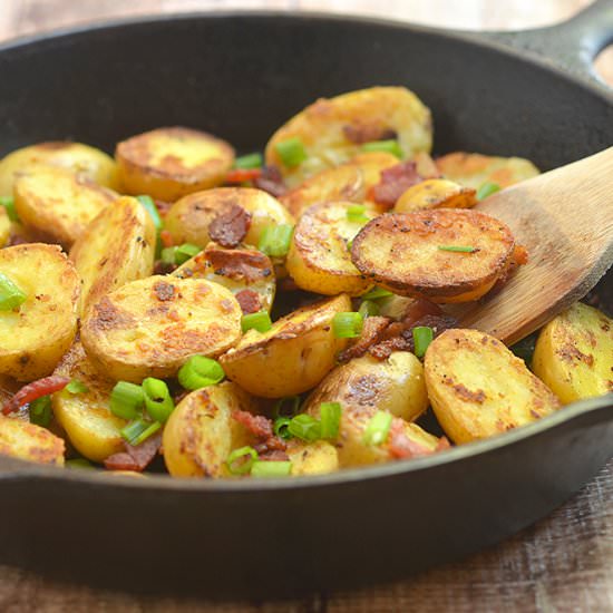 Skillet Potatoes and Bacon