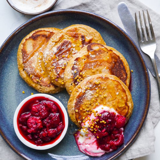 Maca Coconut Flour Pancakes For One