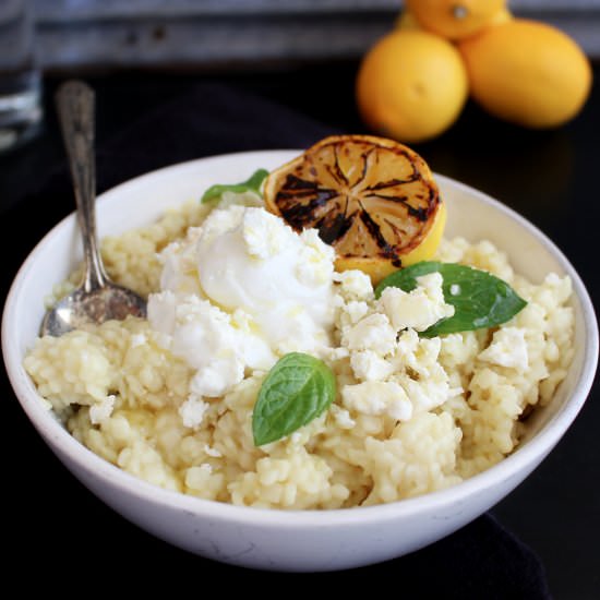 Greek Porridge with Lemon & Oil
