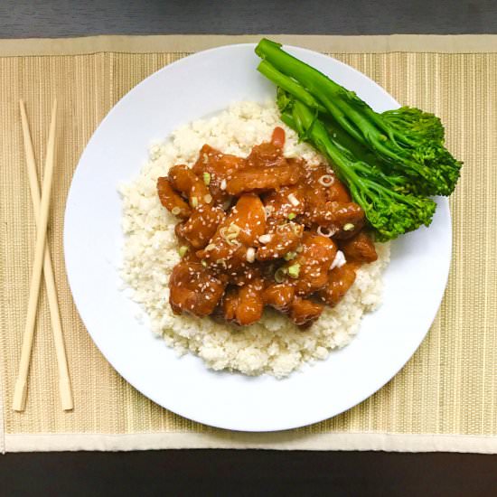 Sweet & Sour Chicken & Paleo Rice