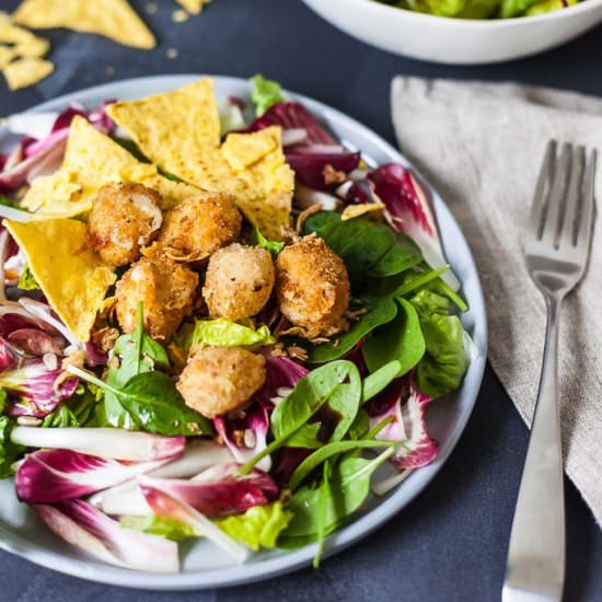 Fried Mozzarella Salad