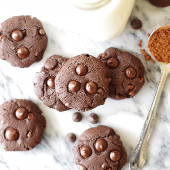 Double Chocolate Chip Cookies