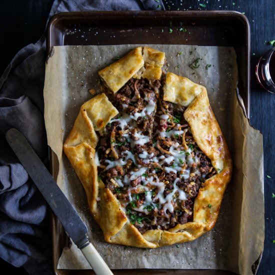 Turkish Lamb Galette