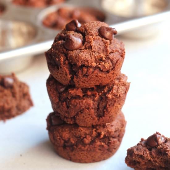 vegan Chocolate Banana Muffins