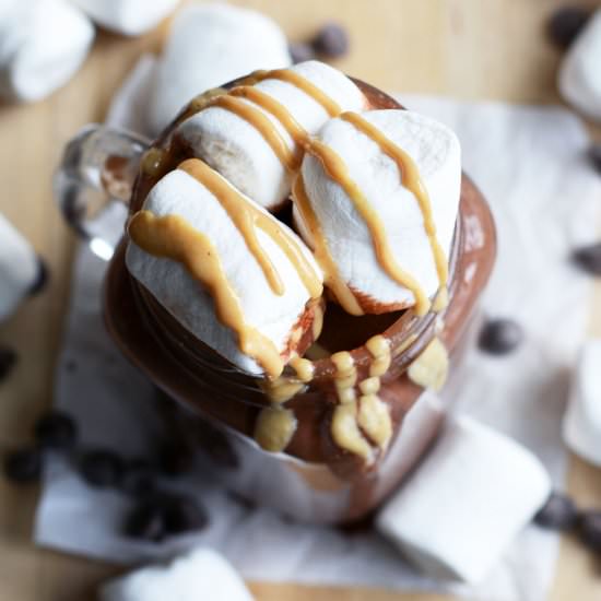 Vegan Tahini Hot Chocolate