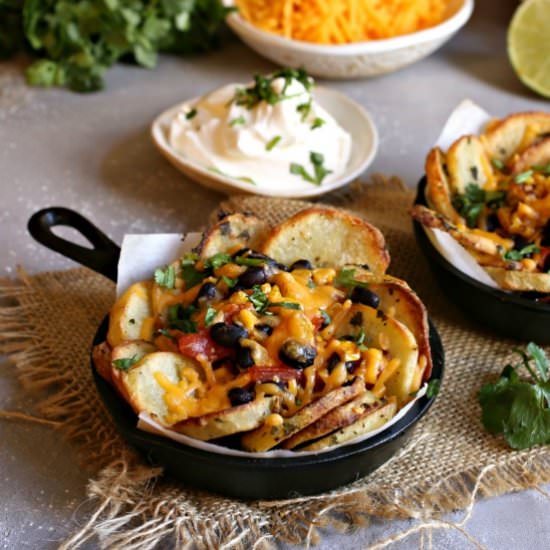 Tex Mex Potato Nachos