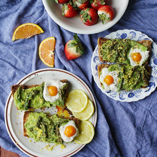 Asparagus Toast