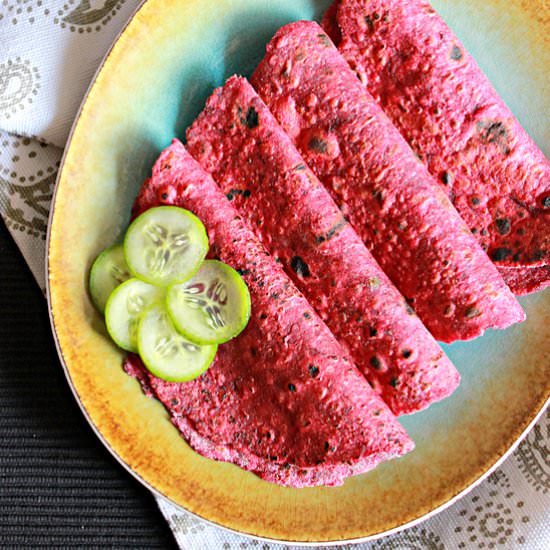 Beet Yam Parathas
