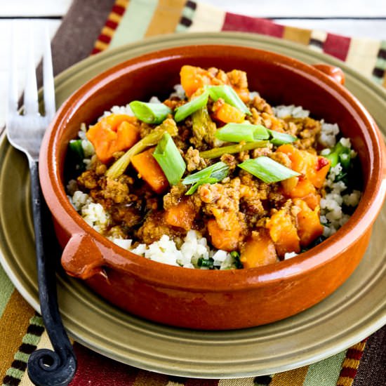 CrockPot Turkey Sweet Potato Stew