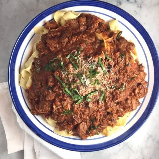 Pork Ragu with Pappardelle