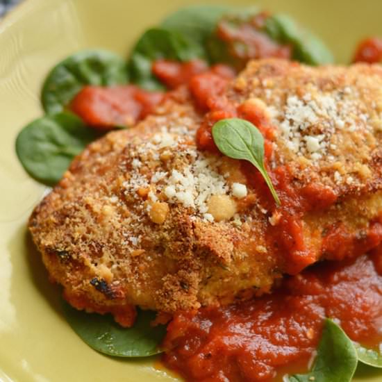 Sheet Pan Chicken Parmesan