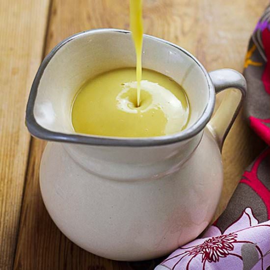 Custard Sauce with Rose Water