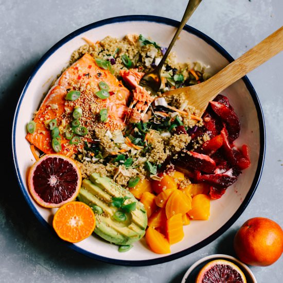 Salmon Asian Salad