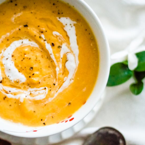Germ-Kicking Carrot Ginger Soup