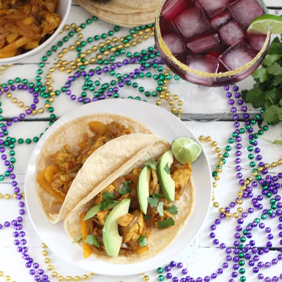 Mardi Gras Tacos