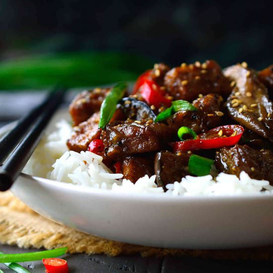 Black Pepper Tofu