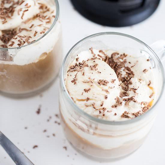 Whiskey and Bailey’s Irish Affogato
