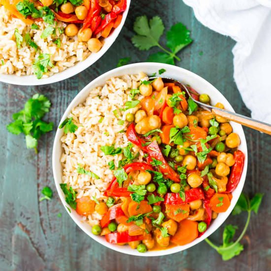Coconut Curry with Chickpeas
