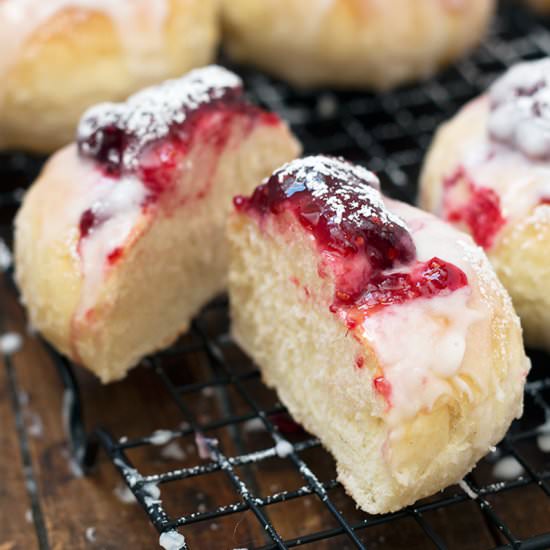 Shrovetide Jam Buns