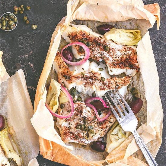 Mediterranean Cod en Papillote