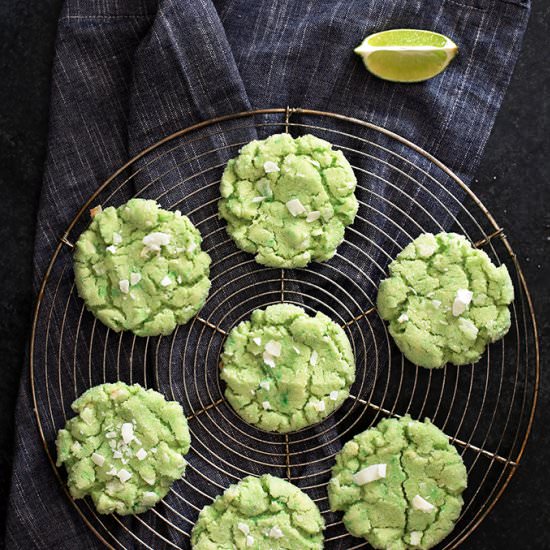 Coconut Lime Sugar Cookies